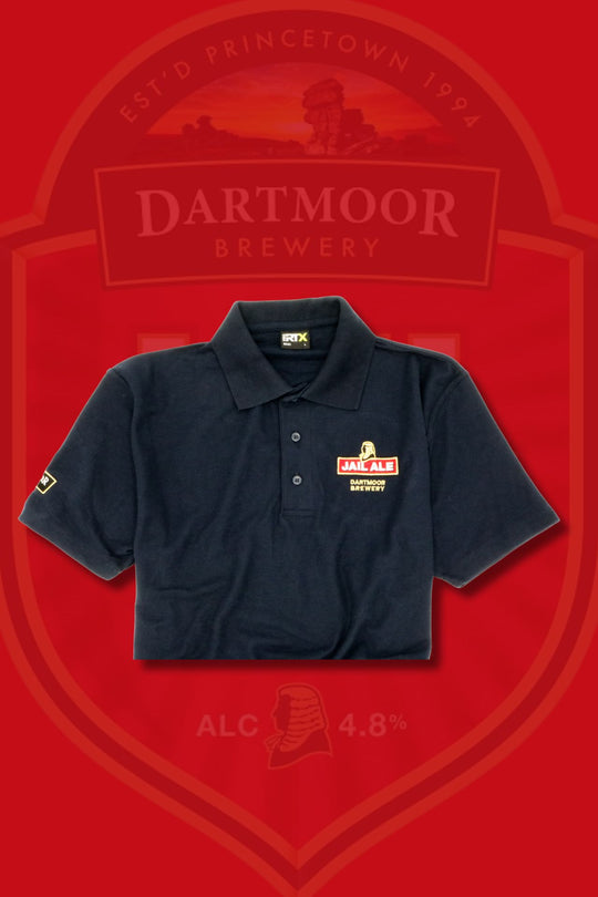 Jail Ale Polo Shirt - Navy